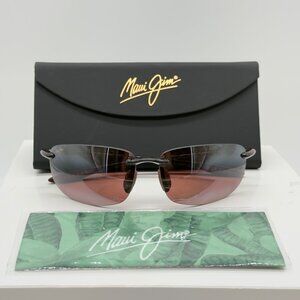 Maui Jim Ho'Okipa Sunglasses Tortoise Frame Rose Polarized Lens R407-10
